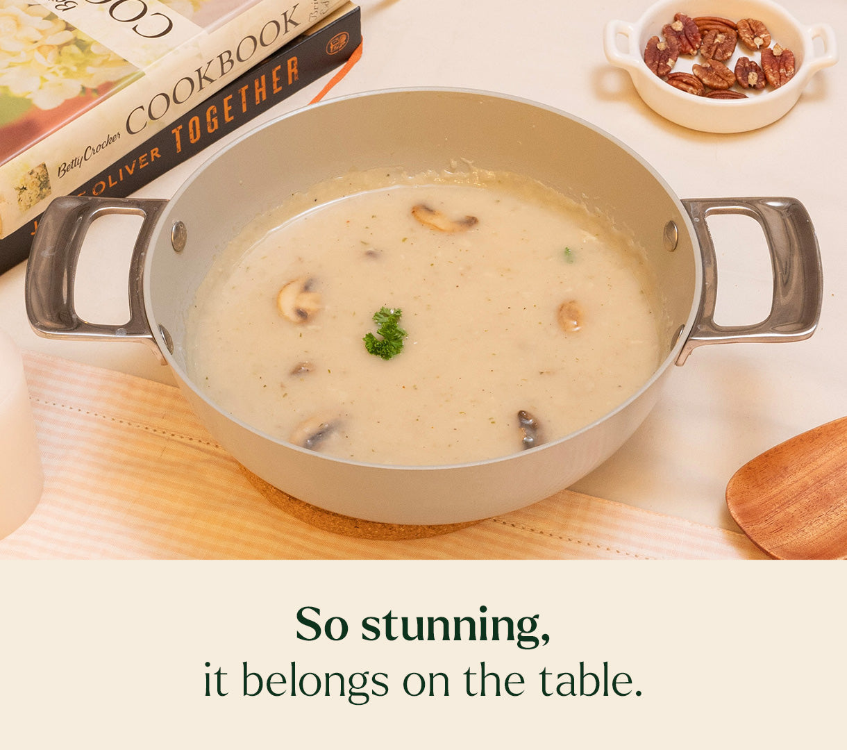 Kadai 24cm with glass lid - Himalayan Mist