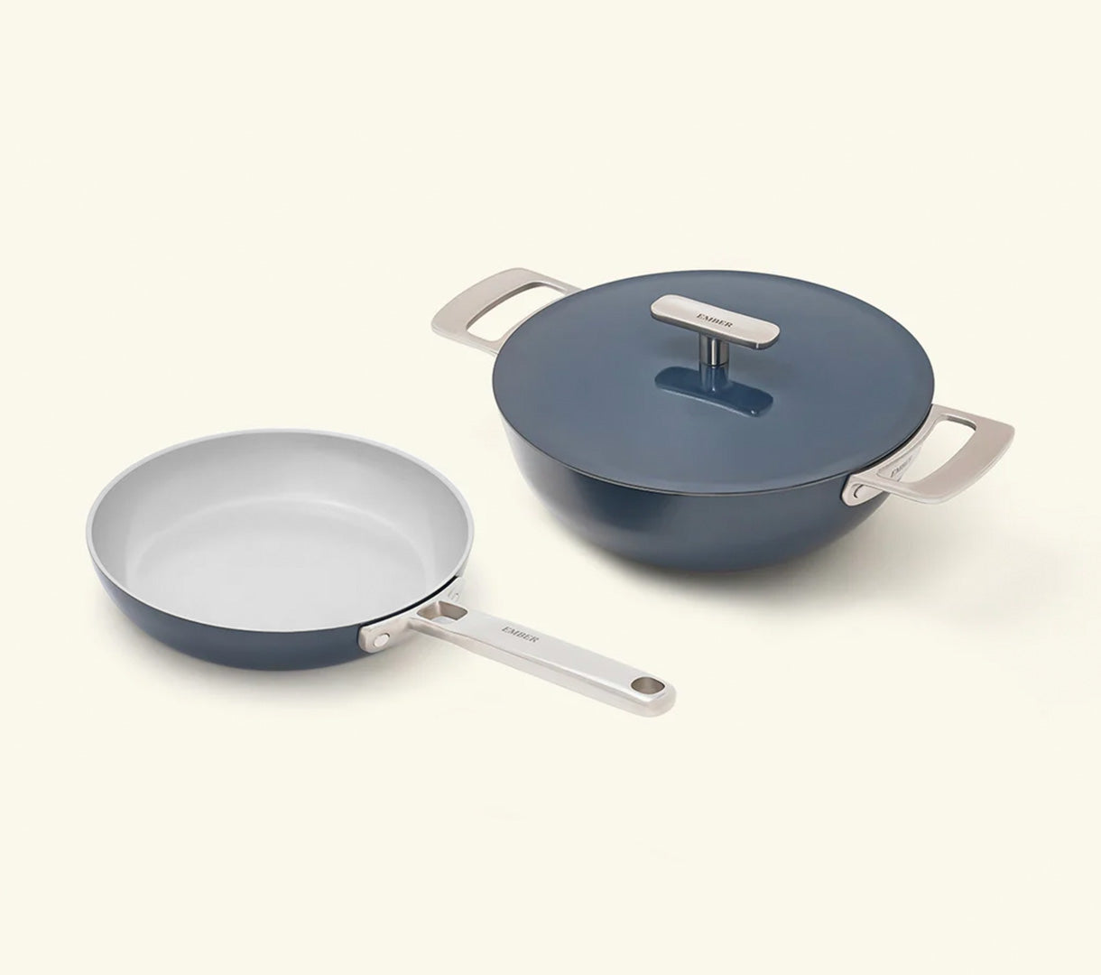 Ember Mini Frypan + Kadai Duo - Nilgiri Blue