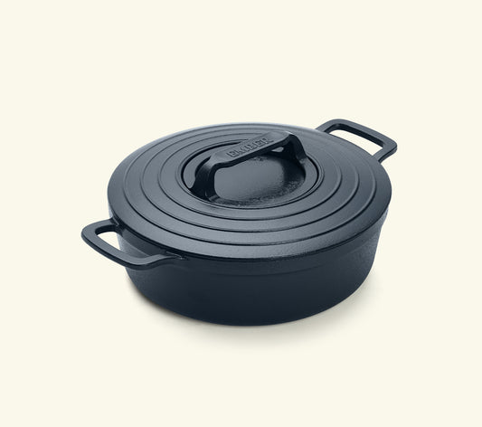 Pre-Seasoned Cast Iron Dutch Oven 27cm - Nilgiri Blue