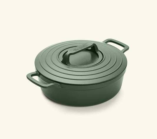 Pre-Seasoned Cast Iron Dutch Oven 27cm - Coorg Green