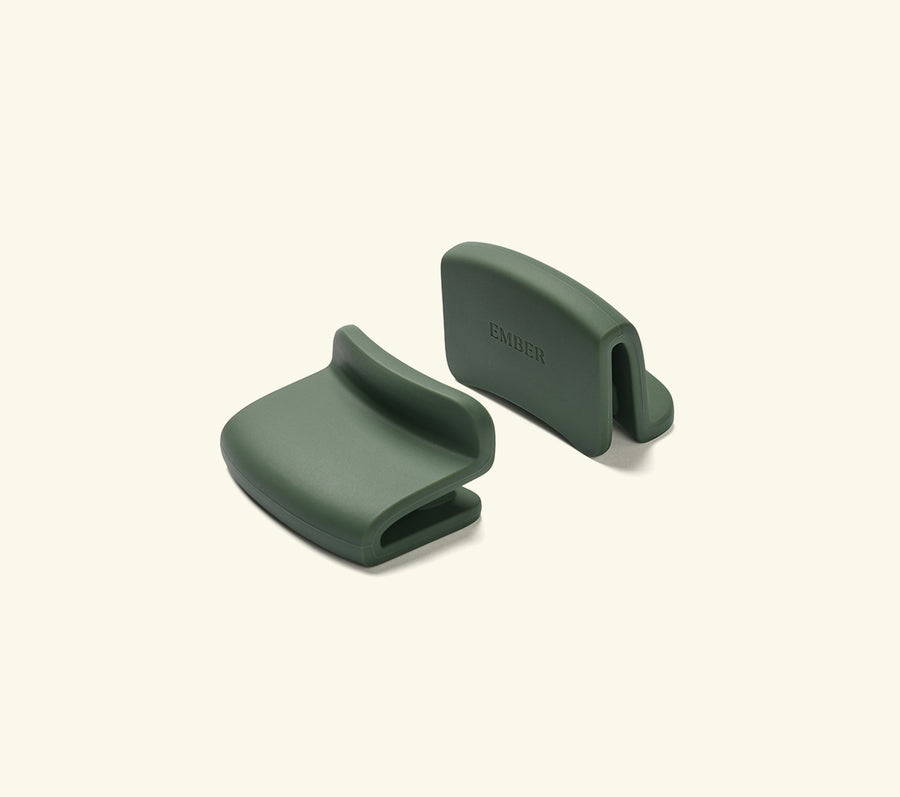 Ember Pan Side Handle Holder - Coorg Green