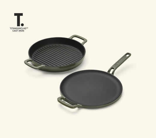 TitaniumClad™ Cast Iron Duo - Sage
