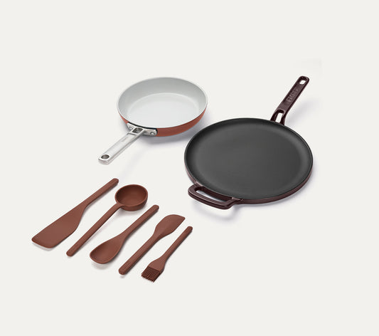 The Ember Breakfast Set - Terracotta + Wine