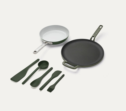 The Ember Breakfast Set - Coorg Green + Sage