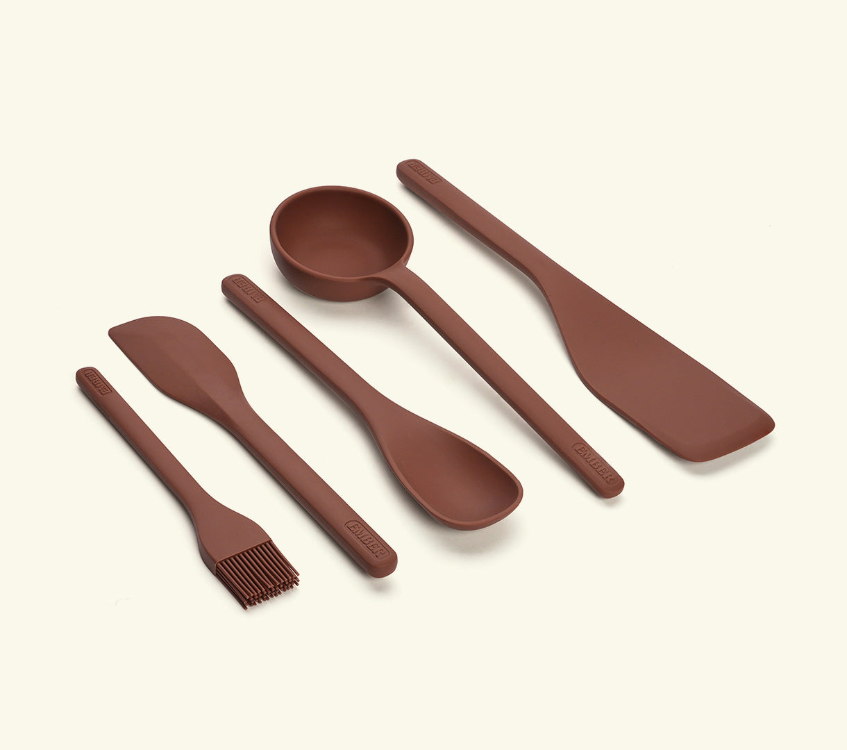 Set of 5 (Ladle, Brush, Flip, Stir, Scrape) - Jaipur Terracotta
