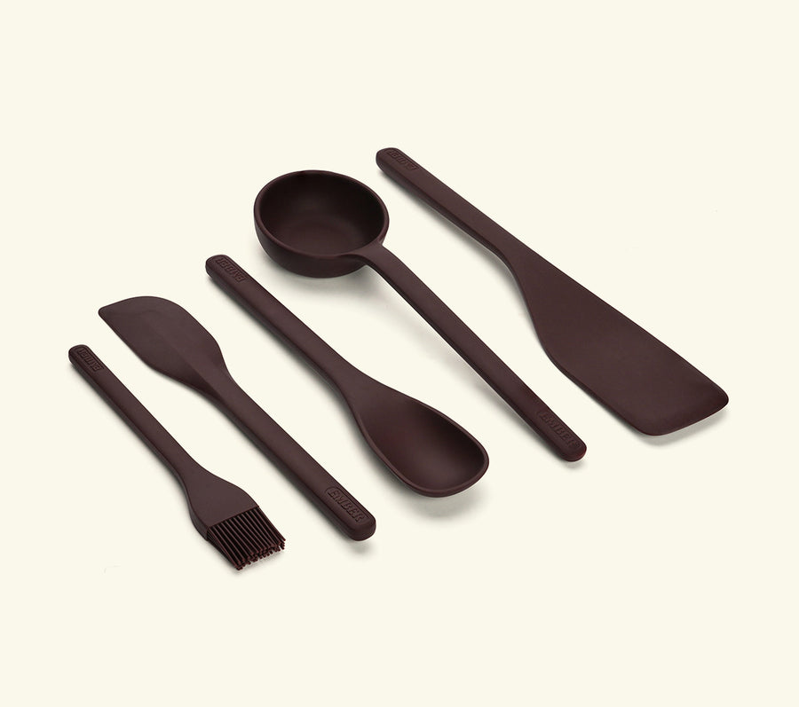 Set of 5 (Ladle, Brush, Flip, Stir, Scrape) - Wine