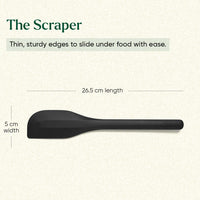 Scraper Spatula - Black