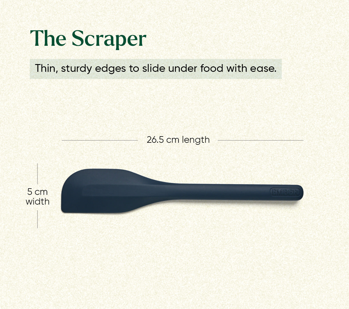 Scraper Spatula - Nilgiri Blue