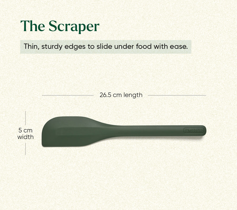 Scraper Spatula - Coorg Green