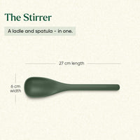 Stir Spatula - Coorg Green