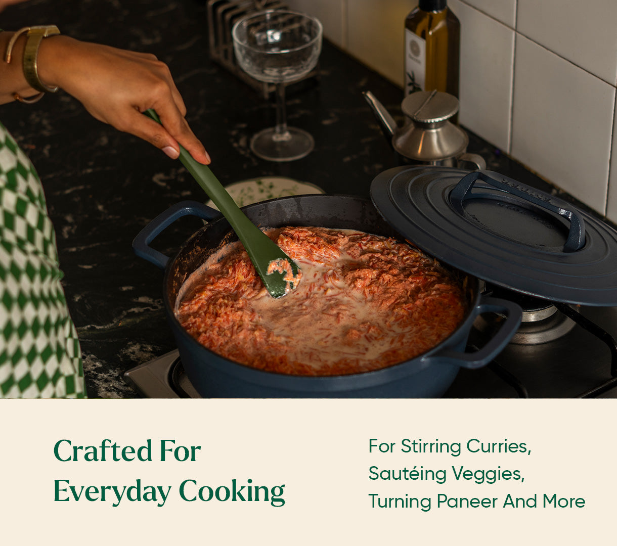 Stir Spatula - Coorg Green