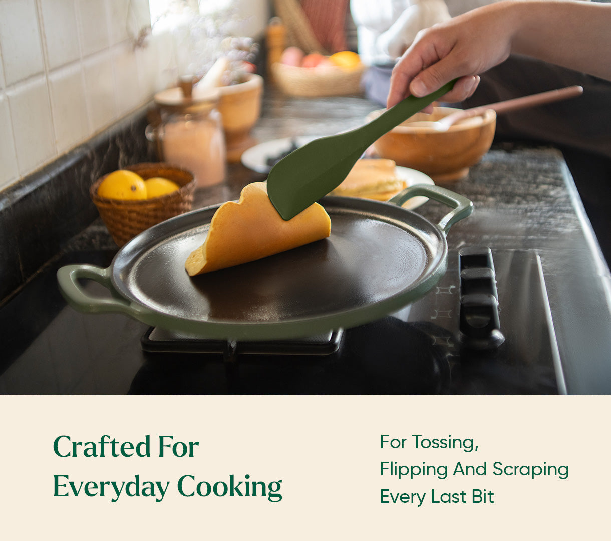 Scraper Spatula - Coorg Green