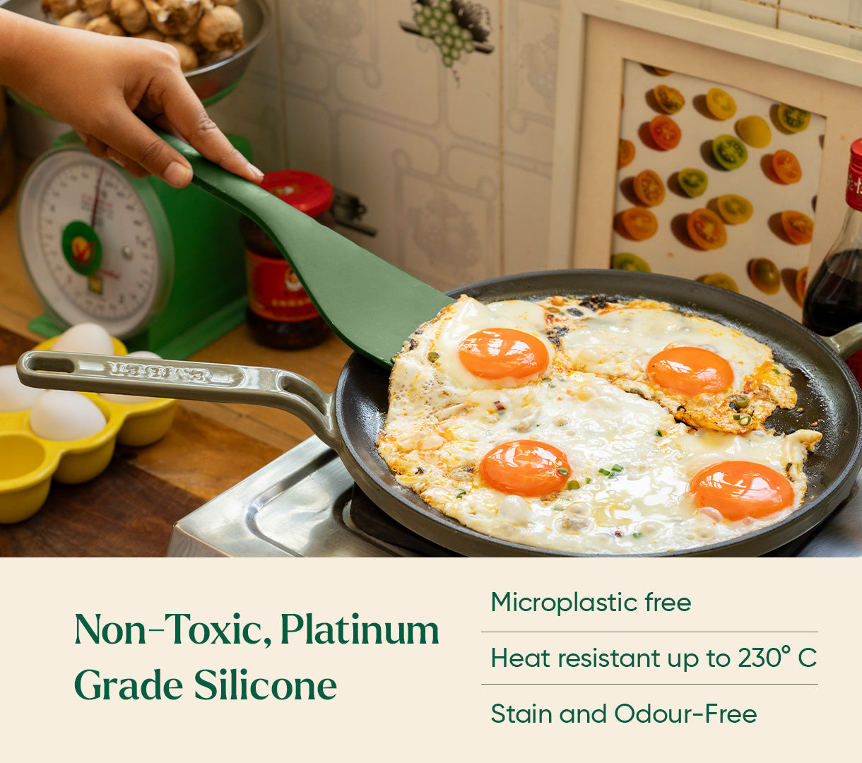 Ember Flip Spatula - Coorg Green