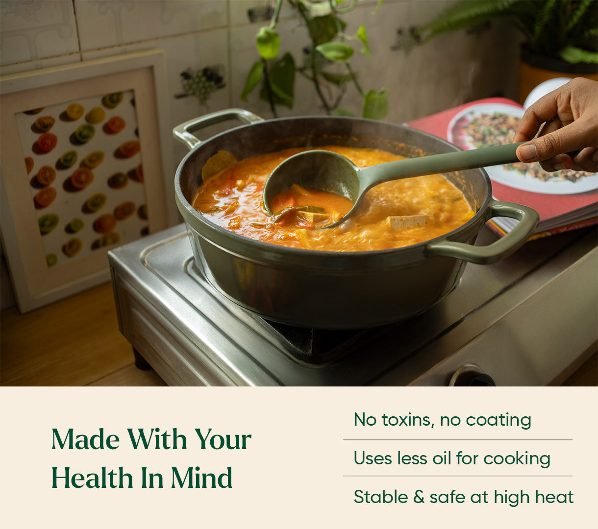 TitaniumClad™ Cast Iron Trio - Sage