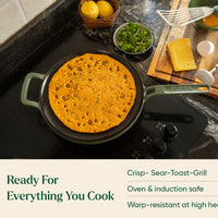 Pre-Seasoned Tawa 27 cm - Coorg Green