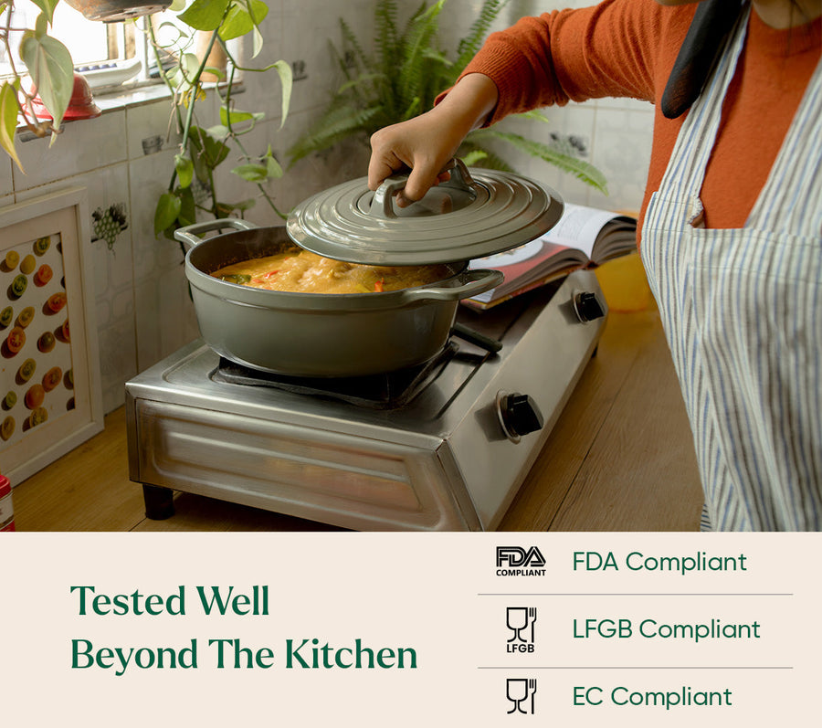 TitaniumClad™ Cast Iron Trio - Sage