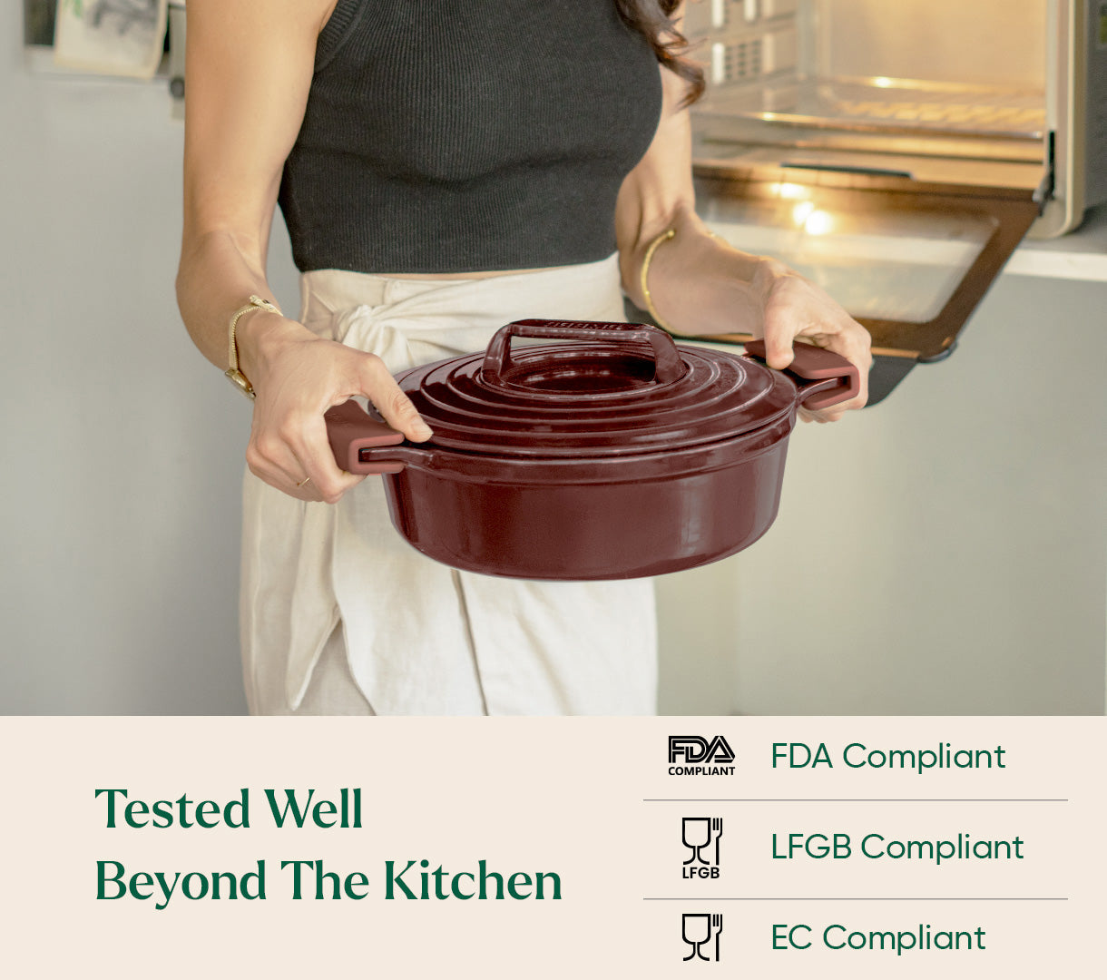 TitaniumClad™ Cast Iron Trio - Wine