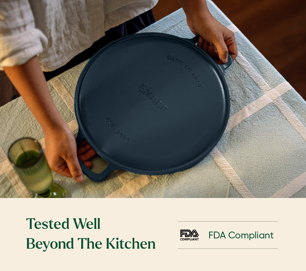 Pre-Seasoned Tawa 30 cm - Nilgiri Blue