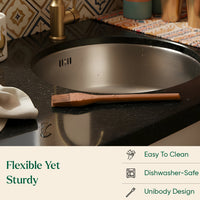 Set of 7 (Ladle, Brush, Flip, Stir, Scrape, Tong, Fish Spatula) - Jaipur Terracotta