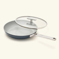 Frypan 24cm with glass lid - Nilgiri Blue