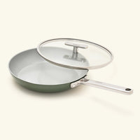 Frypan 24cm with glass lid - Coorg Green