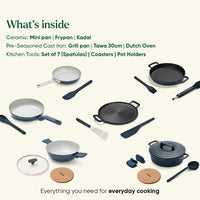 The Ember Kitchen Set - Nilgiri Blue