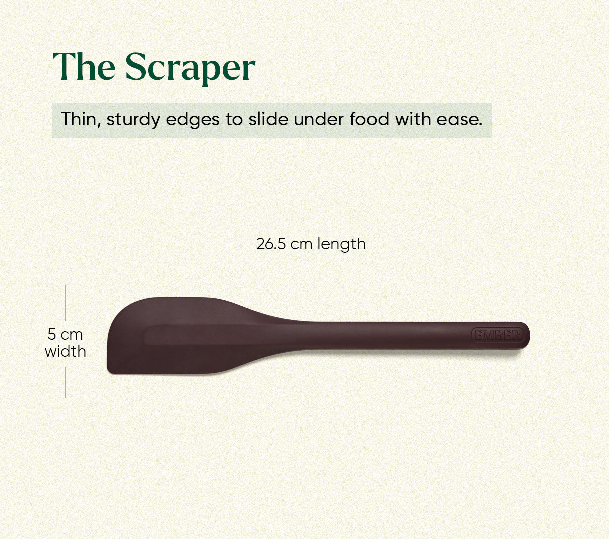 Set of 5 (Ladle, Brush, Flip, Stir, Scrape) - Wine