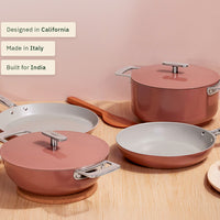 Complete Cookware Set (4-Piece) -Jaipur Terracotta