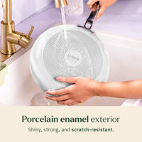 Frypan 24cm with glass lid - Himalayan Mist