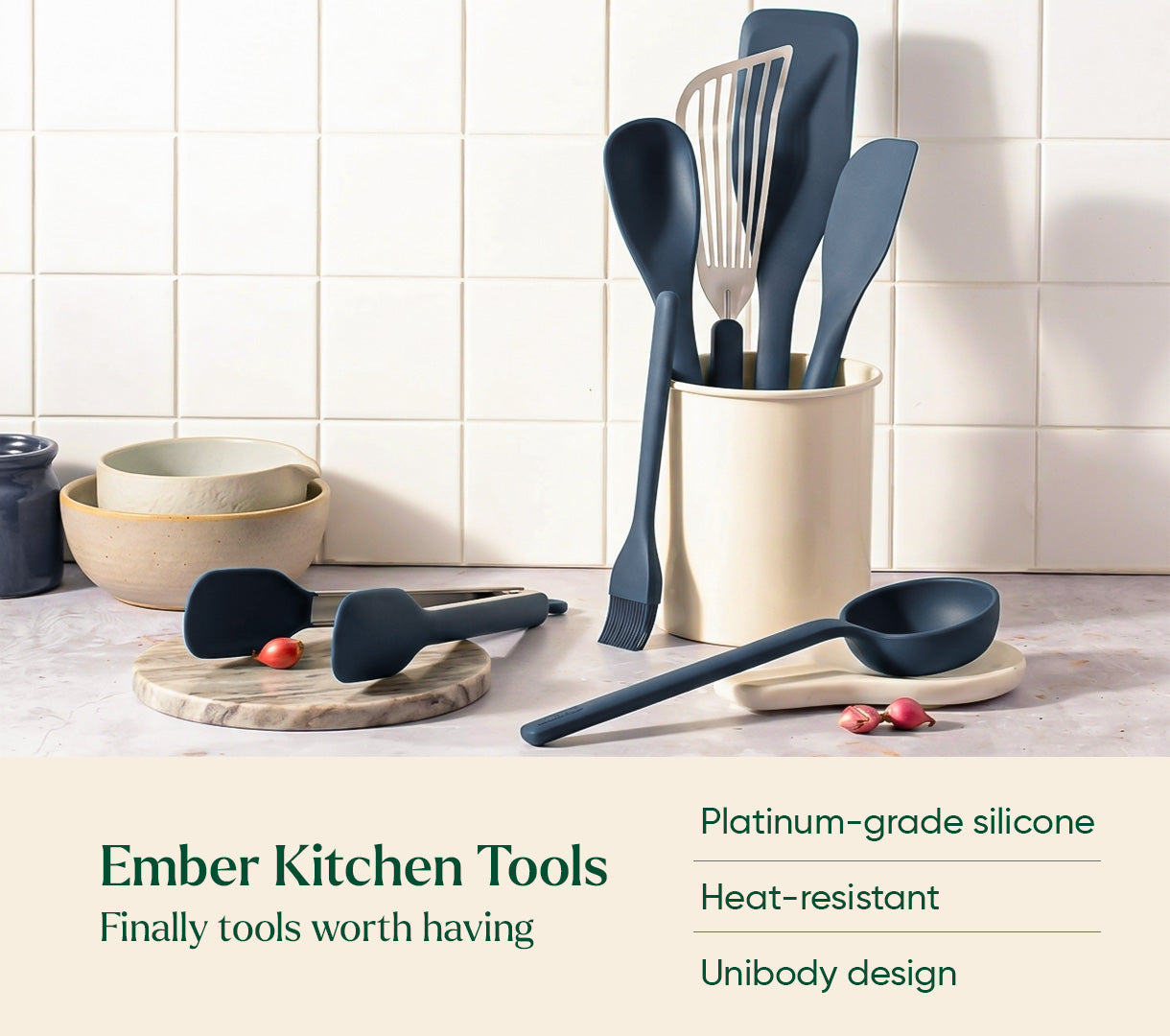 The Ember Kitchen Set - Nilgiri Blue