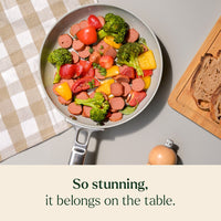 Frypan 24cm with glass lid - Coorg Green