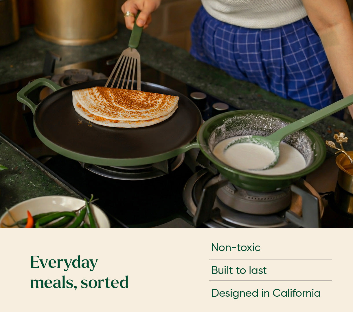 The Ember Kitchen Set - Coorg Green