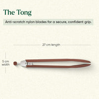 Set of 7 (Ladle, Brush, Flip, Stir, Scrape, Tong, Fish Spatula) - Jaipur Terracotta