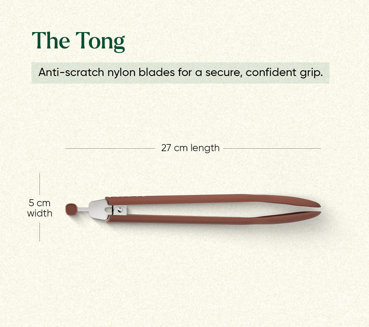 Set of 7 (Ladle, Brush, Flip, Stir, Scrape, Tong, Fish Spatula) - Jaipur Terracotta