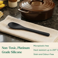 Set of 5 (Ladle, Brush, Flip, Stir, Scrape) - Black