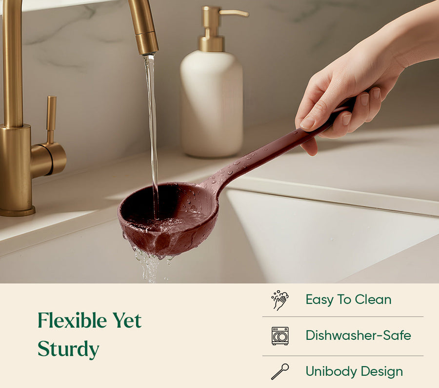 Set of 5 (Ladle, Brush, Flip, Stir, Scrape) - Wine