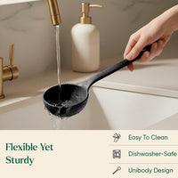 Set of 5 (Ladle, Brush, Flip, Stir, Scrape) - Black