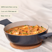 Everyday Cookware Trio with glass lid - Nilgiri Blue