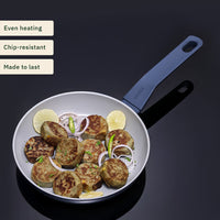 Frypan 24cm with glass lid (2.0) - Nilgiri Blue