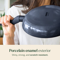 Everyday Cookware Trio with glass lid - Nilgiri Blue