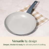 Frypan 24cm with glass lid (2.0) - Nilgiri Blue