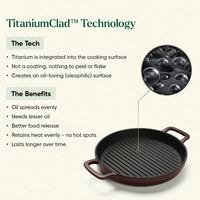 Cast Iron Trio with Storage - Wine