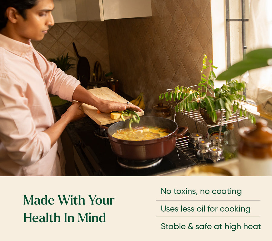 Cast Iron Trio with Storage - Wine