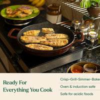 Cast Iron Trio with Storage - Wine