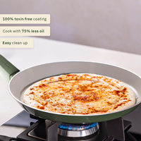 Everyday Cookware Trio with glass lid - Coorg Green