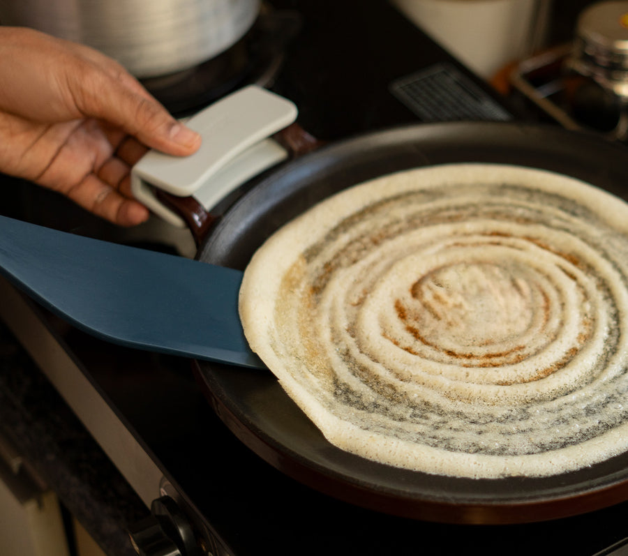 Ember Pan Single Side Handle Holder - Coorg Green