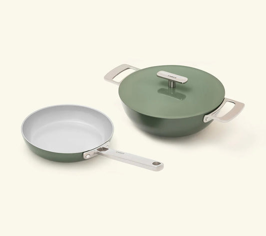 Ember Mini Frypan + Kadai Duo - Coorg Green