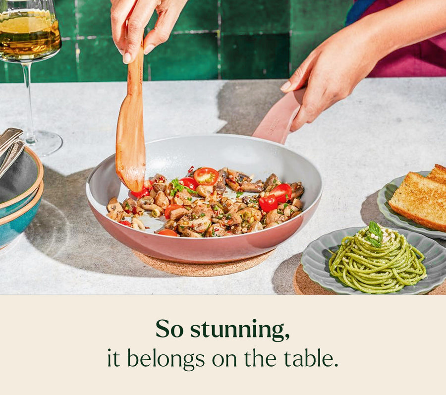 Everyday Cookware Trio with glass lid - Jaipur Terracotta