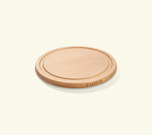 Ember Cast Iron Magnetic Trivet - Wood