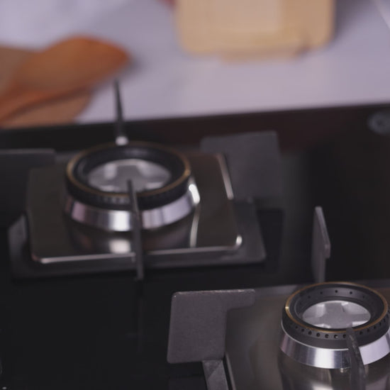 Frypan 24cm with glass lid - Jaipur Terracotta